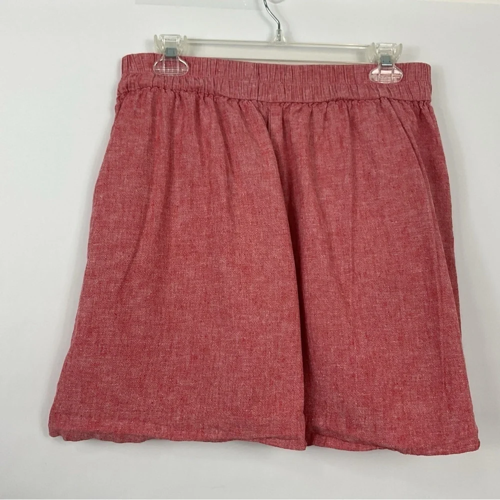 Ann Taylor Loft Petite Linen Blend Skirt Size MP